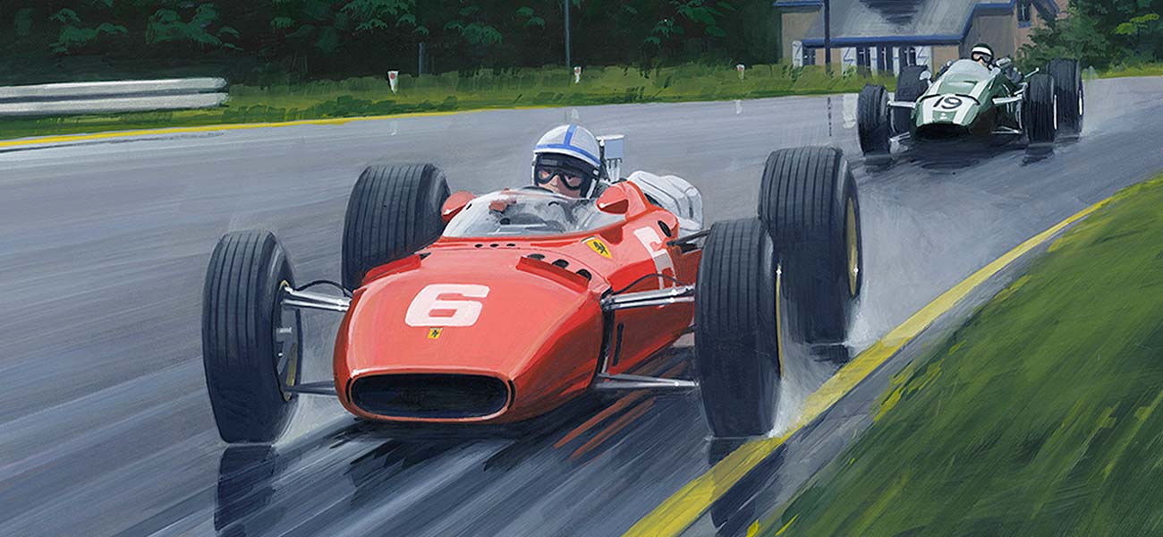 Motor Racing Art by Martin Tomlinson